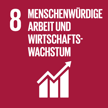 zum SDG 8 - Menschenwürdige Arbeit und Wirtschaftswachstum